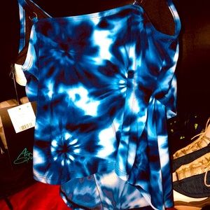 Blue tie dye SMALL